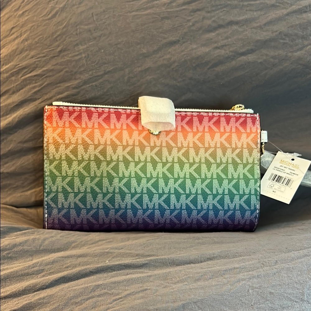 Michael Kors Multicolor MK Logo Wallet